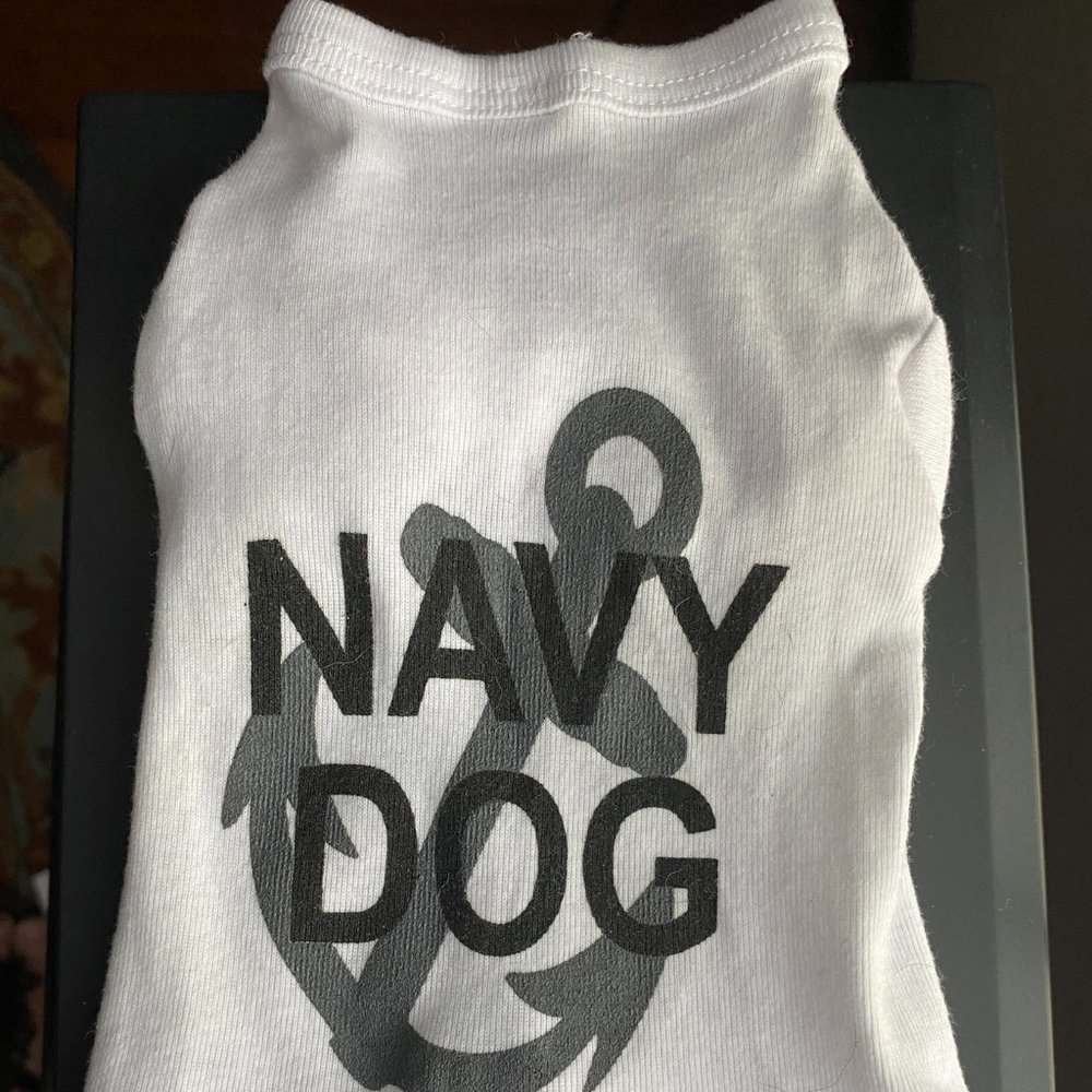 Kool Tees T-Shirt for Pet-Navy Dog (xs)